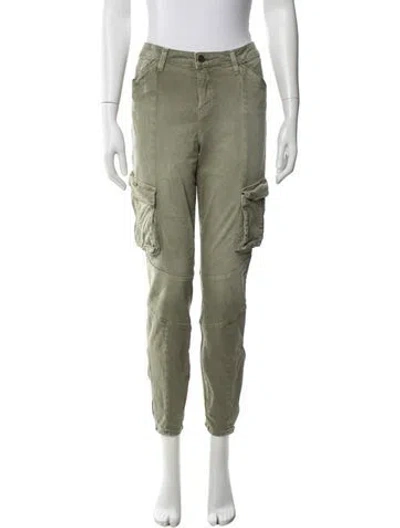 Pre-owned L'agence Straight Leg Pants In Green