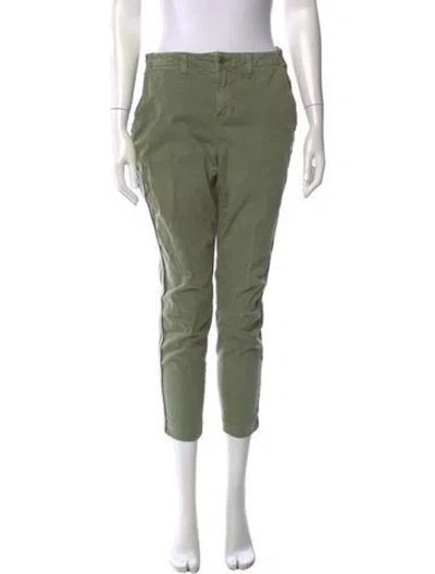 Pre-owned L'agence Straight Leg Pants In Green