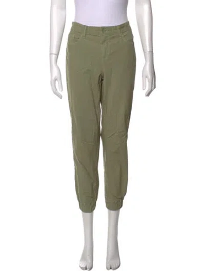 Pre-owned L'agence Straight Leg Pants In Green