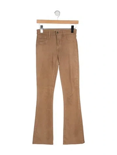 Pre-owned L'agence Straight Leg Pants In Neutral