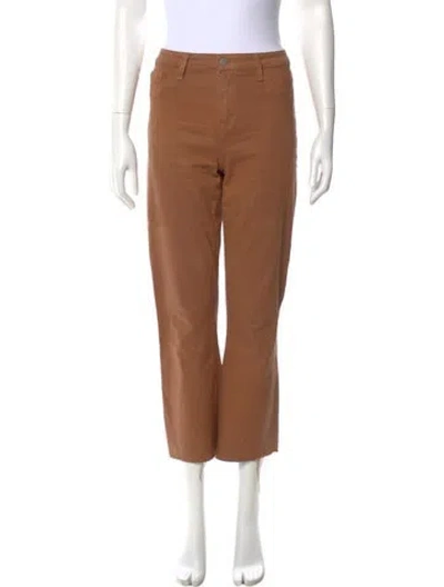 Pre-owned L'agence Straight Leg Pants In Neutral