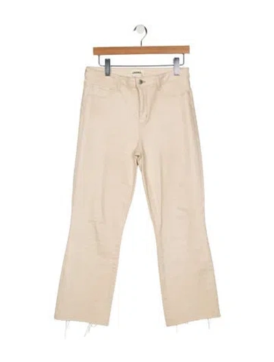 Pre-owned L'agence Straight Leg Pants In Neutral