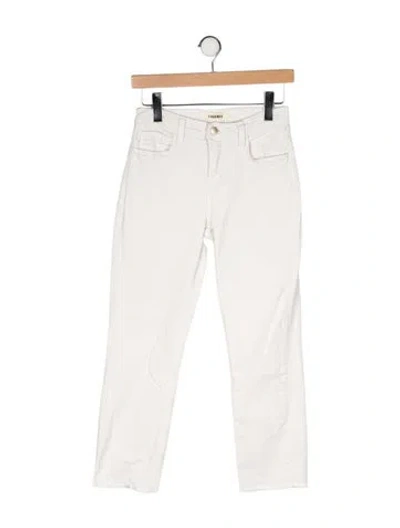 Pre-owned L'agence Straight Leg Pants In Neutral
