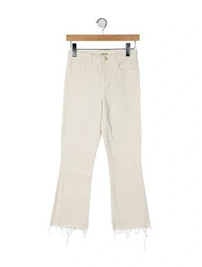 Pre-owned L'agence Straight Leg Pants In Neutral