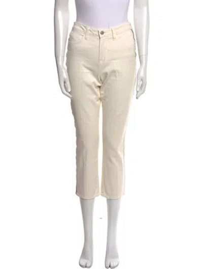 Pre-owned L'agence Straight Leg Pants In Neutral