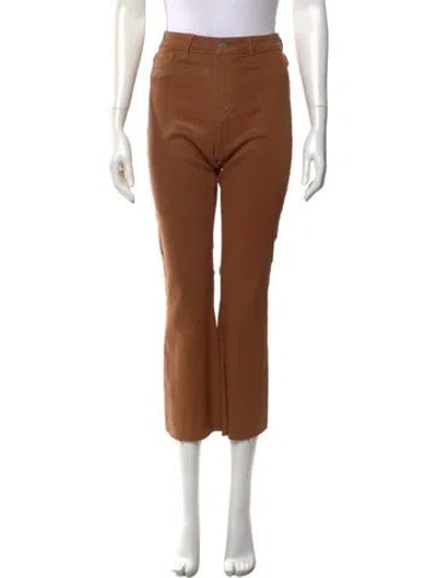 Pre-owned L'agence Straight Leg Pants In Neutral