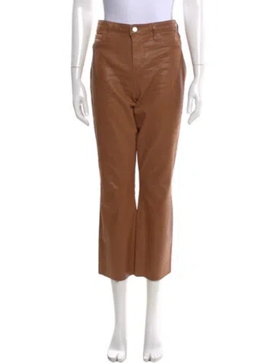 Pre-owned L'agence Straight Leg Pants In Neutral
