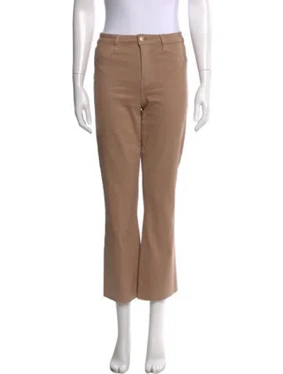 Pre-owned L'agence Straight Leg Pants In Neutral