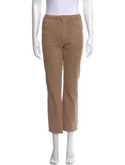 Pre-owned L'agence Straight Leg Pants In Neutral