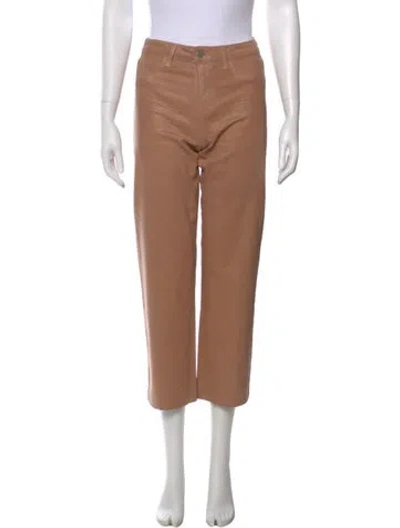 Pre-owned L'agence Straight Leg Pants In Neutral