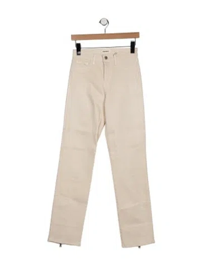 Pre-owned L'agence Straight Leg Pants In Neutral