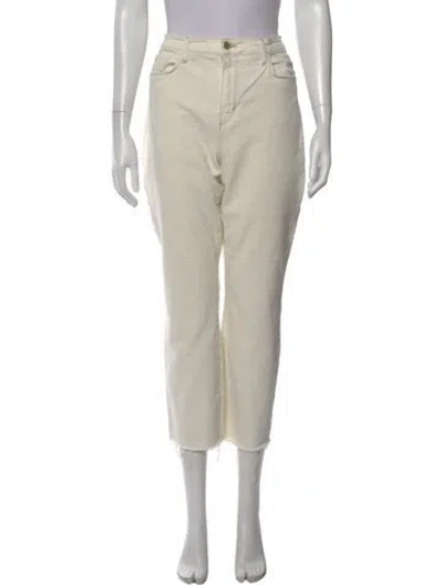 Pre-owned L'agence Straight Leg Pants In Neutral