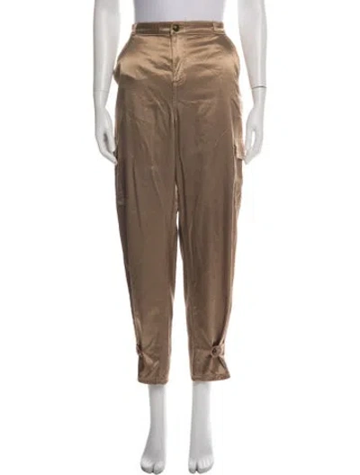 Pre-owned L'agence Straight Leg Pants In Neutral