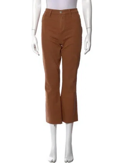 Pre-owned L'agence Straight Leg Pants In Neutral
