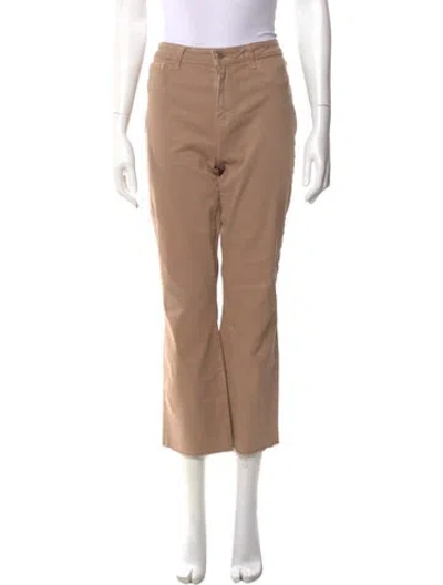 Pre-owned L'agence Straight Leg Pants In Neutrals