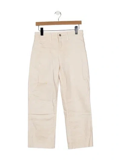Pre-owned L'agence Straight Leg Pants In Neutrals