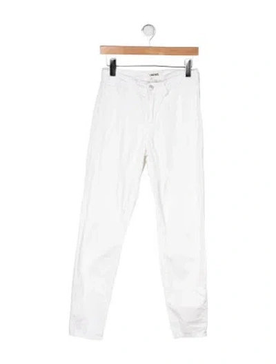 Pre-owned L'agence Straight Leg Pants In Neutrals
