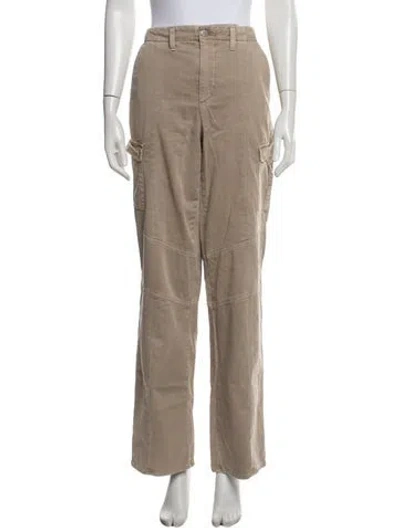 Pre-owned L'agence Straight Leg Pants In Neutrals