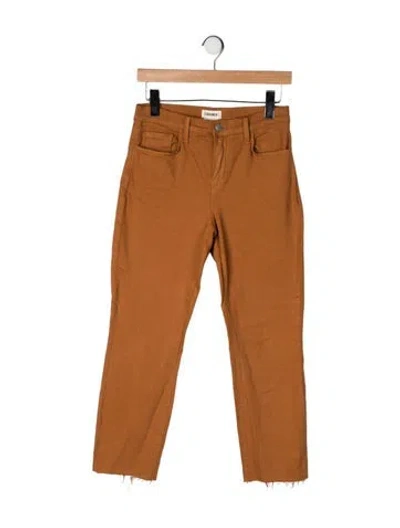 Pre-owned L'agence Straight Leg Pants In Orange