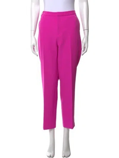 Pre-owned L'agence Straight Leg Pants In Pink