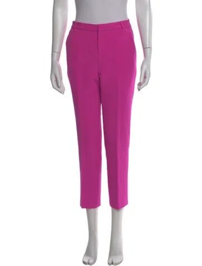 Pre-owned L'agence Straight Leg Pants In Purple