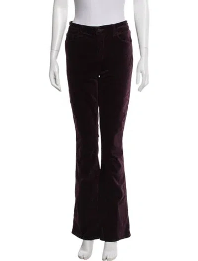 Pre-owned L'agence Straight Leg Pants In Purple