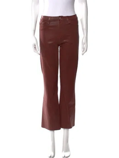 Pre-owned L'agence Straight Leg Pants W/ Tags In Brown
