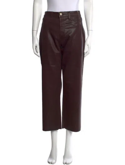 Pre-owned L'agence Straight Leg Pants W/ Tags In Brown