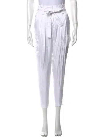 Pre-owned L'agence Straight Leg Pants W/ Tags In White