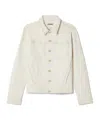 L'agence Stretch-denim Jacket In White