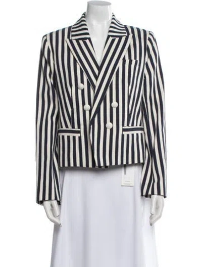 Pre-owned L'agence Striped Blazer