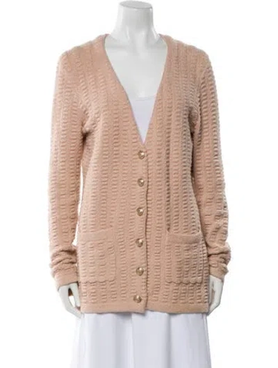 Pre-owned L'agence Striped Blazer In Neutral