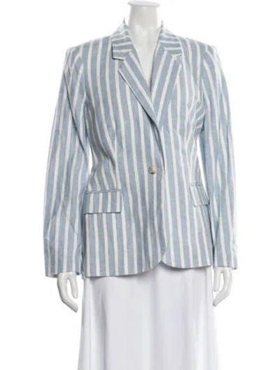 Pre-owned L'agence Striped Blazer W/ Tags In Multi
