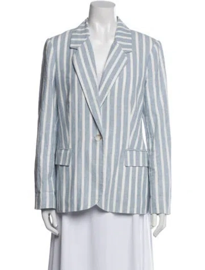 Pre-owned L'agence Striped Blazer W/ Tags In Multi