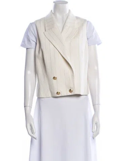 Pre-owned L'agence Striped Vest