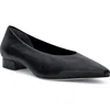 L'agence Suzanne Pointed Toe Flat In Black