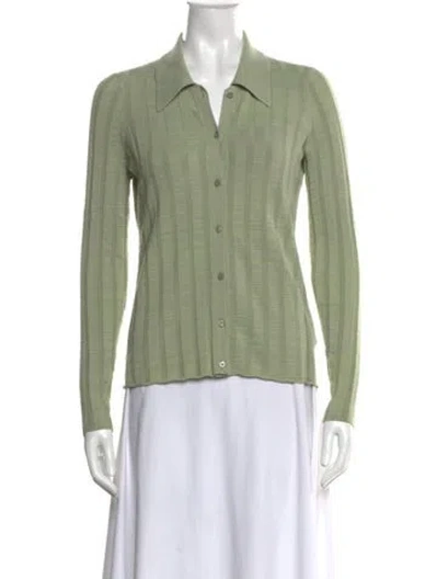 Pre-owned L'agence Sweater In Green