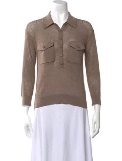 Pre-owned L'agence Sweater In Neutrals