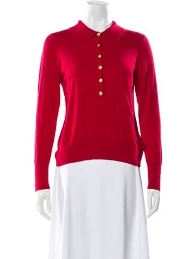 Pre-owned L'agence Sweater In Red