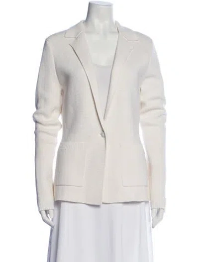 Pre-owned L'agence Sweater In White