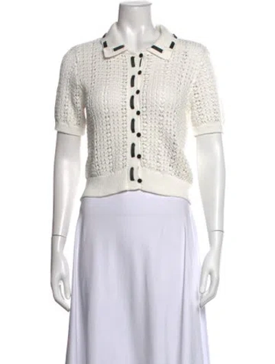 Pre-owned L'agence Sweater In White