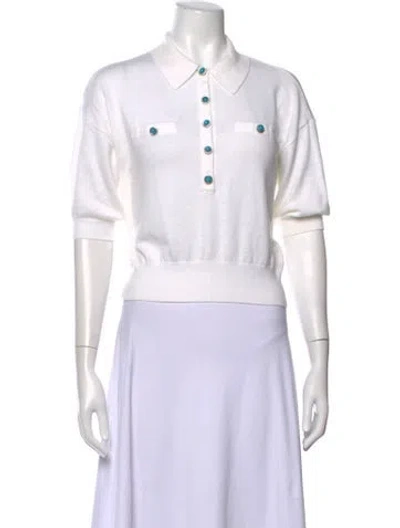 Pre-owned L'agence Sweater In White