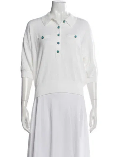 Pre-owned L'agence Sweater In White
