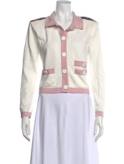 Pre-owned L'agence Sweater In White