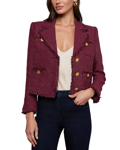 L'AGENCE L'AGENCE SYLVIA COLLARED JACKET