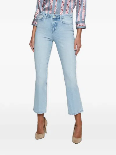 L'agence Tati Cropped Jeans In Blue