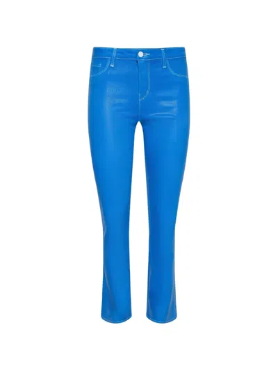 L'agence Tati High Rise Crop Jeans In Blue