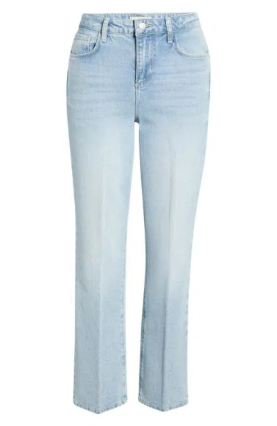 L'agence Tati High Waist Crop Jeans In Blue