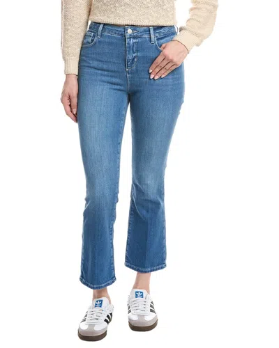 L'agence Tati High-rise Rosales Crop Micro Bootcut Jean In Blue