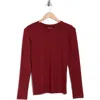 L'agence Tess Long Sleeve Stretch Jersey Top In Animal Print